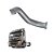 Tubo Saída Motor 4" p Volvo VM 210 260 310 2006 2011 Euro 3 - Imagem 1