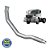 Tubo Saída 4.1/2” p MB Atron 1635 2012 - Euro 5 Todo em Inox - Imagem 1