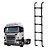 Escada Scania Highline Preto 5 Degraus 1650mm - Imagem 1