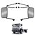 Conjunto Espelho Retrovisor para Volkswagen Worker 2000/2009 - Imagem 1