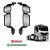 Conjunto Espelho p Iveco Tector c Desembaçador Elétrico 2 Un - Imagem 1