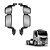 Par Espelho Retrovisor Compativel c Iveco Tector Hi-Way - Imagem 1