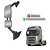 Conjunto Espelho Retrovisor Volvo FH 2015 a 2021 Elétrico LE - Imagem 1