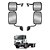 Par Espelho c Auxiliar para Ford Cargo 2429/2629 /2423 - Imagem 1