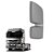 Capa Externa Cinza Retrovisor para MB Actros 2016 2017 LD - Imagem 1