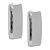 Par Tampa Capa Retrovisor para Volvo FH FM 2010 2011 Cromada - Imagem 2