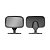 Espelho de Rampa Convexo p Stralis Cursor Tector Volvo VM - Imagem 2