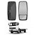 Espelho Retrovisor p MB HPN 1318/1620/1622 Bifocal Convex LD - Imagem 1