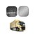 Vidro c Base Retrovisor Volvo FM até 2009 Menor Convexo LD - Imagem 2