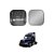 Base c Vidro Retrovisor Volvo NH até 2009 Menor Convexo LD - Imagem 1