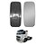 Vidro c Base Retrovisor p Volvo FH/FM até 2009 Maior Convexo - Imagem 1