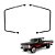 Par Braço Espelho Retrovisor Compatível Ford F-4000 até 1998 - Imagem 2