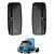 Par Espelho p Scania T/R 112 113 142 143 Plano Bifocal - Imagem 2