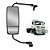 Espelho Retrovisor p Mercedes Atron 1635 Convexo Bifocal LE - Imagem 1