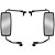 Conjunto Espelho para MB Atron 1635 Convexo LD LE - Imagem 1