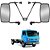 Conjunto Retrovisor para VW 5.140/8.120/8.150 Delivery Plano - Imagem 1