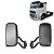 Conjunto Espelho LE p Volvo FH FM NH até 2009 s Desembaçador - Imagem 2