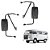 2 Espelho Retrovisor p C10 D10 F-1000 Kombi Toyota - Imagem 3