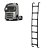 Estribo Traseiro Preto p Volvo FH 2015 a 2021 XL - 7 Degraus - Imagem 1