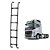 Estribo Traseiro para Volvo FH 2015 2016 217 Preto 6 Degraus - Imagem 1