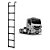 Estribo Traseiro para Iveco Stralis Hi-Way 7 Degraus Preto - Imagem 1