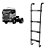 Estribo Traseiro para Scania T/R 4 Degraus - 1460mm - Preto - Imagem 1