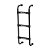 Estribo Traseiro Cabine MAN TGX - 3 Degraus - 1016mm Preto - Imagem 2