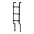Estribo Traseiro Cabine MAN TGX - 3 Degraus - 1432mm Preto - Imagem 2