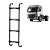 Estribo Traseiro para Mercedes Axor 4 Degraus 1420mm Preto - Imagem 1