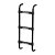 Estribo Traseiro para Volkswagen 3 Degraus Preto 715mm - Imagem 2