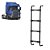 Estribo p Cabine Scania T/R 114/124 Preto 4 Degraus 1460mm - Imagem 1