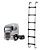 Estribo Traseiro p SC RH450 R Highline 2020 6 Degrau Cromado - Imagem 1