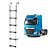 Estribo Traseiro p DAF XF 105 Space Cabine Longa 6 Degraus - Imagem 1