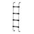 Escada Estribo Traseiro Cabine Iveco 4 Degrau 1480mm Cromada - Imagem 2