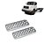 Conjunto Estribo Lateral p Mercedes Benz 1620 - Cromado - Imagem 1