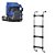 Estribo p Cabine Scania T/R 114/124 Cromada 4 Degraus 1460mm - Imagem 1