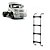 Estribo Traseiro MB 1935/1941/1938 Frontal 4 Degraus 1400mm - Imagem 1