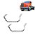 Kit 2 Estribo Lateral para Scania 111 Cromado - Imagem 1