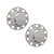 Kit 2 Capa p Cubo de Roda Traseira p Scania P/G/R Highline - Imagem 2