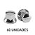 60 Capa de Porca Roda 32mm Baixa Cromada - Imagem 1