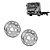 Calota Aro 17,5 Americana Dianteira p Agrale Iveco Daily 4 U - Imagem 1