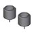 Base Inferior Volvo FH 2010 2011 2012 a 2014 Diâm 200mm 2 Un - Imagem 1