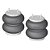 Kit Fole Pneumático Suspensor Eixo Industrial HBZ Silpa 2 Un - Imagem 1