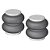Kit Bolsa Pneumática Suspensor Eixo Auxiliar Scania - 2 Un - Imagem 1