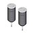 Fole Pneumático Suspensão Eixo SC S4/S5 G/R até 2009 - 2 Un - Imagem 1