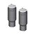Kit Fole Pneumático Susp Eixo Carreta Randon 2006 c Base 2 U - Imagem 1