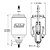 Kit Mola Pneumática SC S5 Highline até 2011 Dianteira - 2 Un - Imagem 2