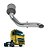 Kit Escapamento Volvo FH Até 2014 5 Curto Cromado Completo - Imagem 1