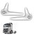 Acabamento Inox Maçaneta Volvo Fh 2010 Até 2014 - Imagem 1