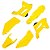 Kit Plástico R1DE XR 250 2013 2014 2015 2016 2017 - Amarelo - Imagem 1